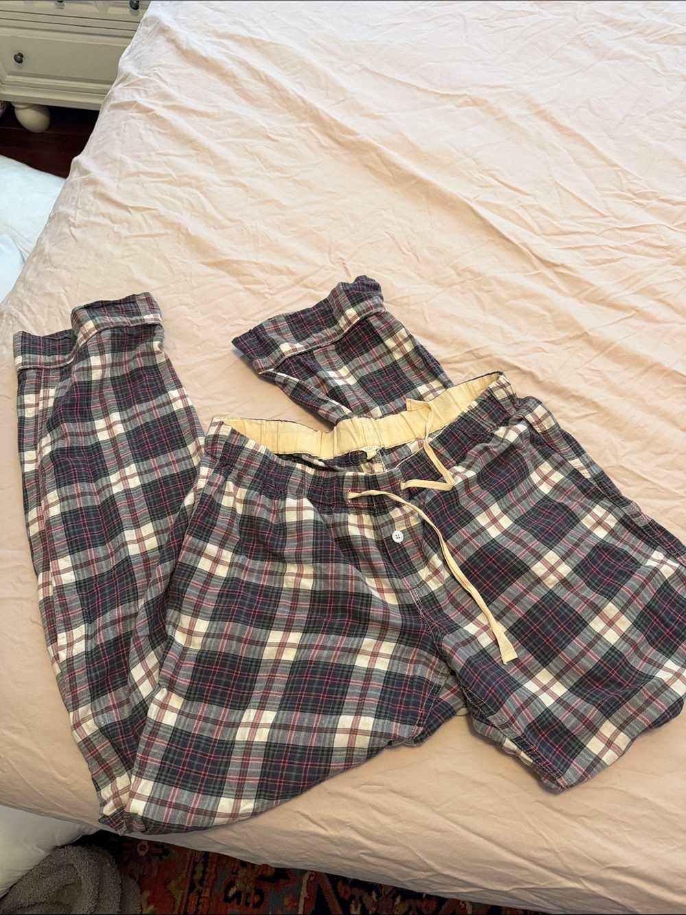 JCrew Plaid Drawstring Pajama Pants